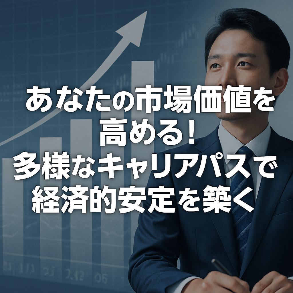 あなたの市場価値を高める！多様なキャリアパスで経済的安定を築く
