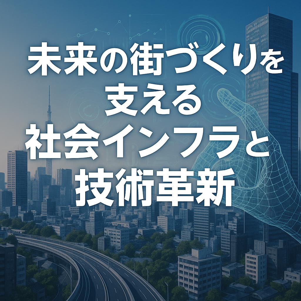 未来の街づくりを支える社会インフラと技術革新